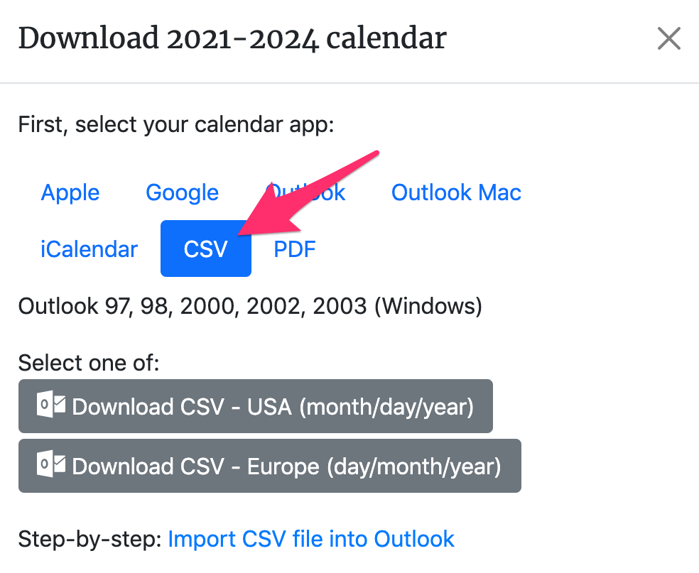 download outlook calendar for mac